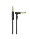 Dudao angled cable AUX mini jack 3.5mm cable 1m black (L11 black)