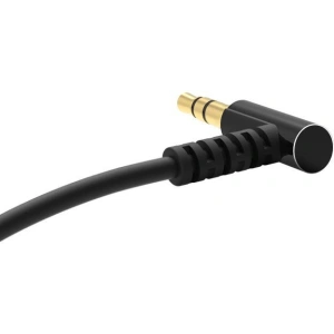 Wholesale Dudao angled cable AUX mini jack 3.5mm cable 1m black (L11 black) - DDA3 - {ean13} - Hurt