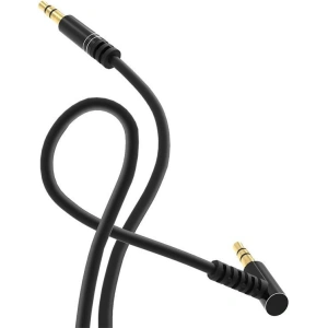 Wholesale Dudao angled cable AUX mini jack 3.5mm cable 1m black (L11 black) - DDA3 - {ean13} - Hurt