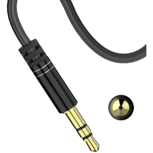 Wholesale Dudao angled cable AUX mini jack 3.5mm cable 1m black (L11 black) - DDA3 - {ean13} - Hurt