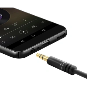 Wholesale Dudao angled cable AUX mini jack 3.5mm cable 1m black (L11 black) - DDA3 - {ean13} - Hurt