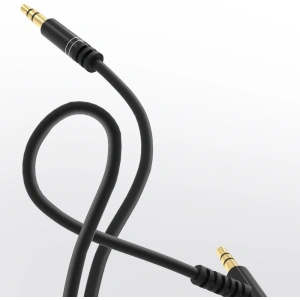 Wholesale Dudao angled cable AUX mini jack 3.5mm cable 1m black (L11 black) - DDA3 - {ean13} - Hurt