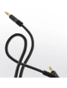 Hurtownia GSM - Cablul audio unghiular Dudao AUX mini jack 3.5mm 1m negru (L11) - DDA3 - {ean13} - Hurt