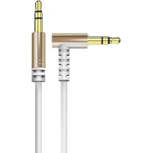 Wholesale Dudao angled cable AUX mini jack 3.5mm cable 1m white (L11 white) - DDA4 - {ean13} - Hurt
