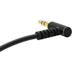 Kabel audio kątowy Dudao AUX mini jack 3.5mm 1m biały (L11)