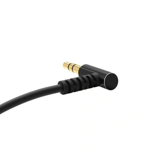Kabel audio kątowy Dudao AUX mini jack 3.5mm 1m biały (L11)