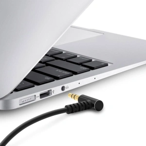 Wholesale Dudao angled cable AUX mini jack 3.5mm cable 1m white (L11 white) - DDA4 - {ean13} - Hurt
