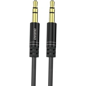 Wholesale Dudao long stretchable cable AUX mini jack 3.5mm spring ~ 150cm black (L12 black) - DDA5 - {ean13} - Hurt