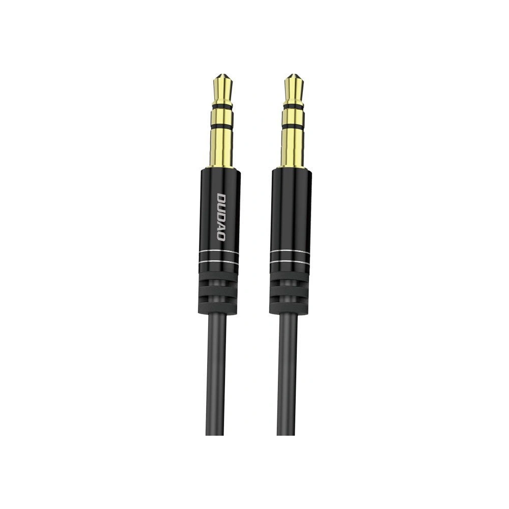 Wholesale Dudao long stretchable cable AUX mini jack 3.5mm spring ~ 150cm black (L12 black) - DDA5 - {ean13} - Hurt