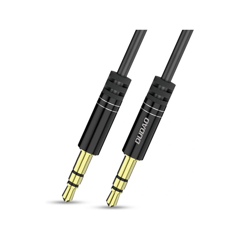 Wholesale Dudao long stretchable cable AUX mini jack 3.5mm spring ~ 150cm black (L12 black) - DDA5 - {ean13} - Hurt