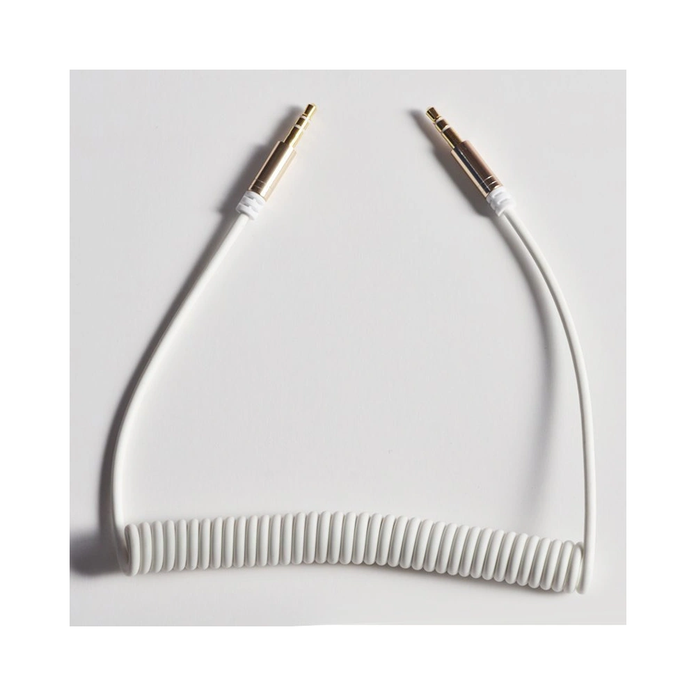 Wholesale Dudao long stretchable cable AUX mini jack 3.5mm spring ~ 150cm black (L12 black) - DDA5 - {ean13} - Hurt