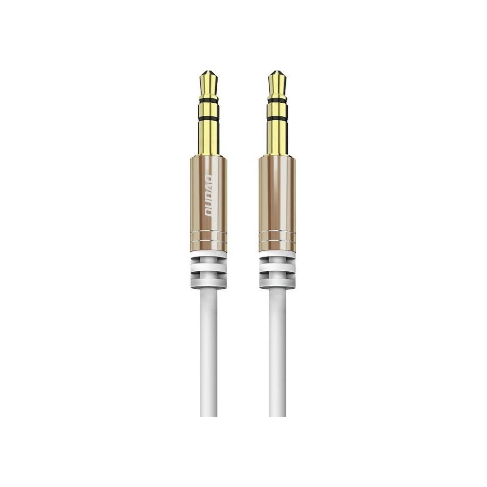 Wholesale Dudao long stretchable cable AUX mini jack 3.5mm spring 150cm white (L12 white) - DDA6 - {ean13} - Hurt
