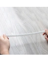 Wholesale Dudao long stretchable cable AUX mini jack 3.5mm spring 150cm white (L12 white) - DDA6 - {ean13} - Hurt