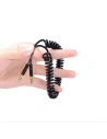 Wholesale Dudao long stretchable cable AUX mini jack 3.5mm spring 150cm white (L12 white) - DDA6 - {ean13} - Hurt