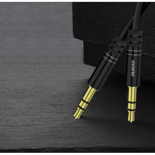 Kabel audio sprężynowy Dudao AUX mini jack 3.5mm ~150cm biały (L12)