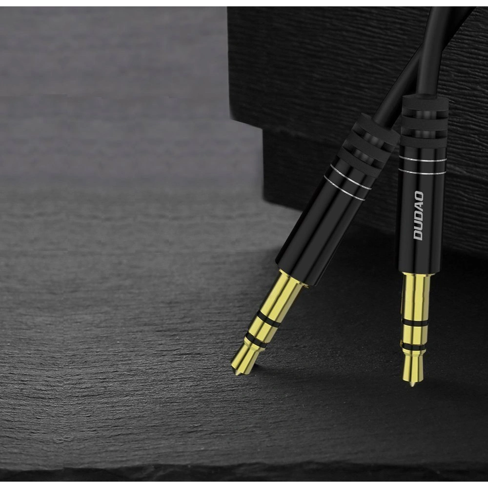 Hurtownia GSM - Kabel audio spružinový Dudao AUX mini jack 3.5mm ~150cm bílý (L12) - DDA6 - {ean13} - Hurt