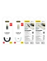 Wholesale Dudao long stretchable cable AUX mini jack 3.5mm spring 150cm white (L12 white) - DDA6 - {ean13} - Hurt