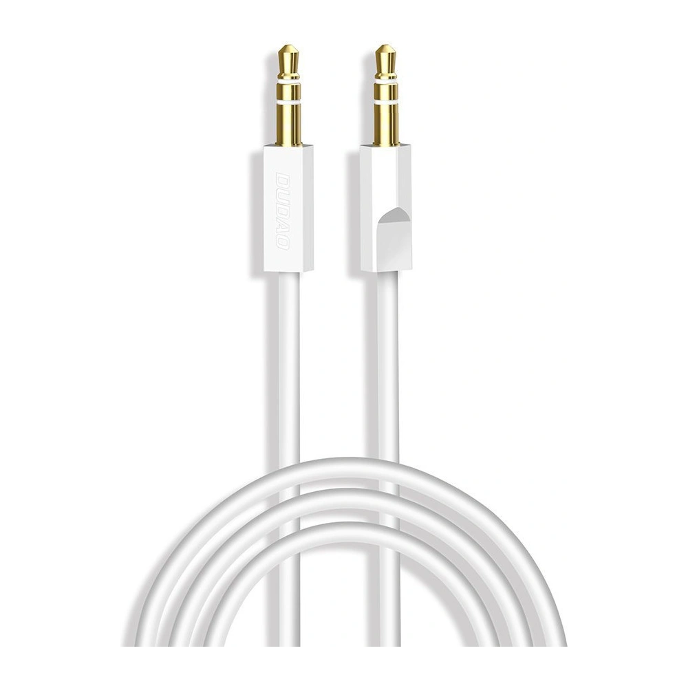 Hurtownia GSM - Kabel audio Dudao AUX mini jack 3.5mm 1m bílý (L12S) - DDA7 - {ean13} - Hurt