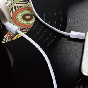 Hurtownia GSM - Audió kábel Dudao AUX mini jack 3.5mm 1m fehér (L12S) - DDA7 - {ean13} - Hurt