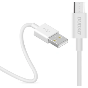 Wholesale Dudao cable USB / micro USB 3A cable 1m white (L1M white) - DDA9 - {ean13} - Hurt
