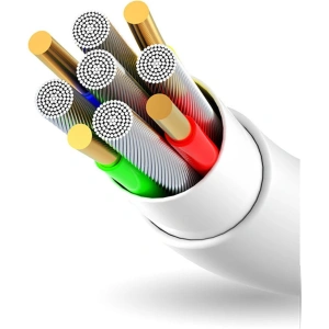 Kabel Dudao USB/microUSB 3A 1m biały (L1M)