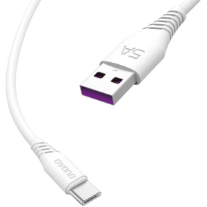 Hurtownia GSM - Kabel Dudao USB/USB-C 5A 2m bílý (L2T 2m white) - DDA15 - {ean13} - Hurt