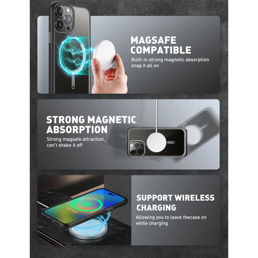 Hurtownia GSM - Etui Supcase Ub Mag MagSafe Apple iPhone 14 Pro Max Černá - SPC309 - {ean13} - Hurt