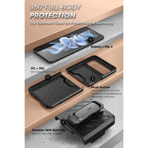Etui Supcase Unicorn Beetle Pro Samsung Galaxy Z Flip 4 Tilt
