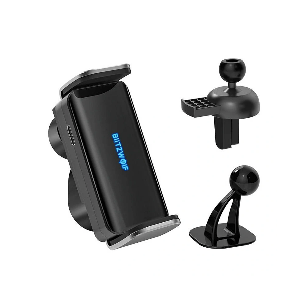 Hurtownia GSM - Autohalter 2w1 BlitzWolf BW-CF2 mit intelligentem Sensor (schwarz) - BLZ505 - {ean13} - Hurt