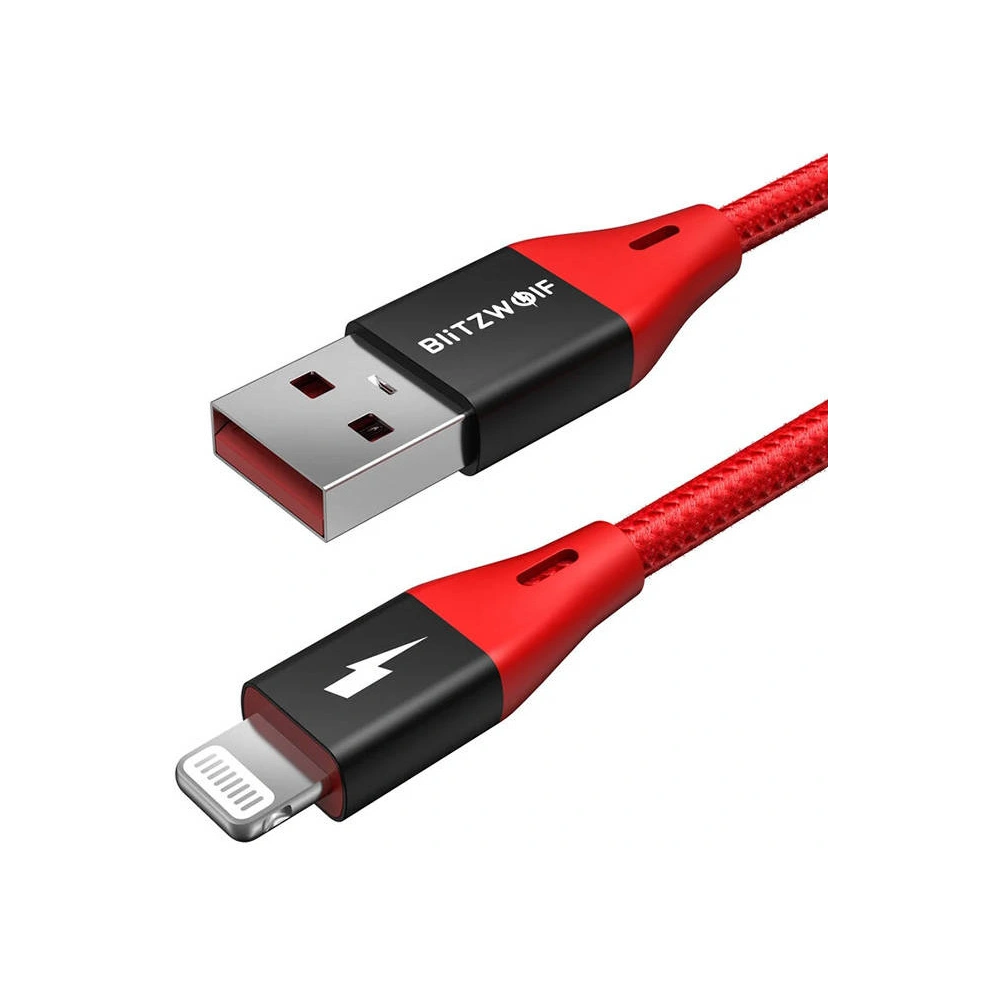 Hurtownia GSM - Kabel BlitzWolf MF-10 Pro USB-A/Lightning MFI 20W 1.8m (rot) - BLZ509 - {ean13} - Hurt
