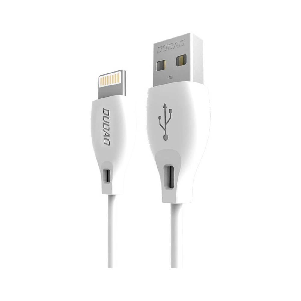 Hurtownia GSM - Kábel Dudao USB/Lightning 2.1A 2m fehér (L4L) - DDA17 - {ean13} - Hurt