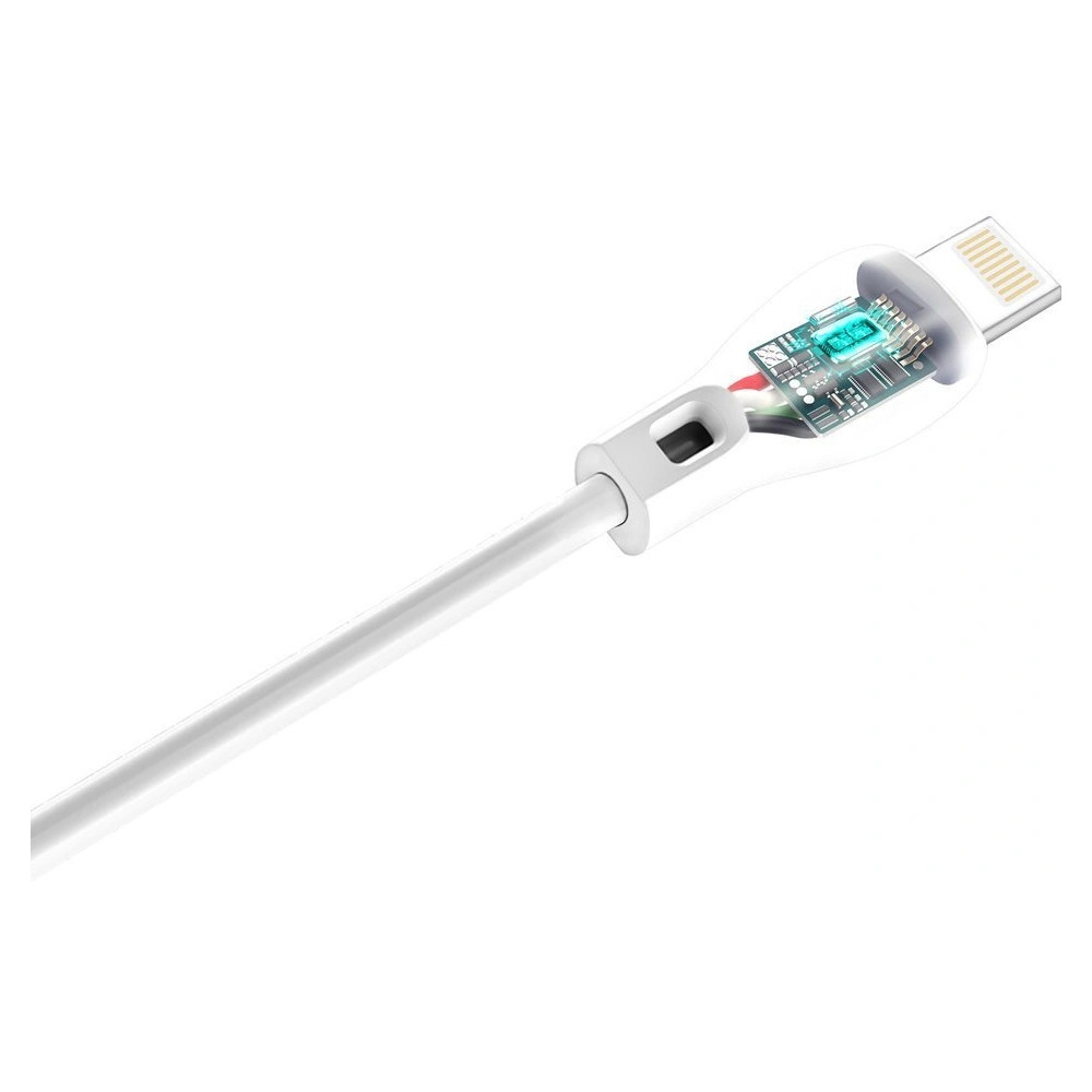 Hurtownia GSM - Kábel Dudao USB/Lightning 2.1A 2m fehér (L4L) - DDA17 - {ean13} - Hurt