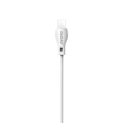 Kabel Dudao microUSB 2.4A 1m biały (L4M)