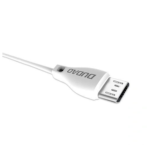 Kabel Dudao microUSB 2.4A 1m biały (L4M)
