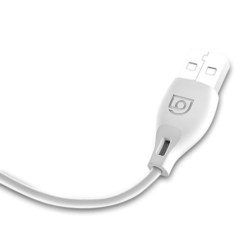 Kabel Dudao microUSB 2.4A 2m biały (L4M)