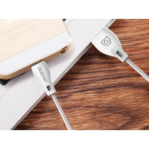 Wholesale Dudao cable micro USB cable 2.4A 2m white (L4M 2m white) - DDA19 - {ean13} - Hurt