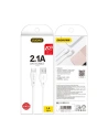 Hurtownia GSM - Kabel Dudao USB-C 2.1A 1m bílý (L4T 1m white) - DDA20 - {ean13} - Hurt