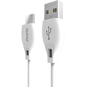 Hurtownia GSM - Kabel Dudao USB-C 2.1A 2m bílý (L4T 2m white) - DDA21 - {ean13} - Hurt