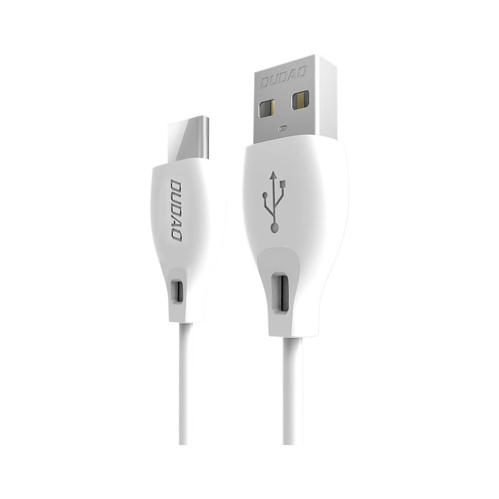 Hurtownia GSM - Kabel Dudao USB-C 2.1A 2m bílý (L4T 2m white) - DDA21 - {ean13} - Hurt