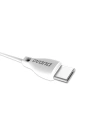 Hurtownia GSM - Kabel Dudao USB-C 2.1A 2m bílý (L4T 2m white) - DDA21 - {ean13} - Hurt