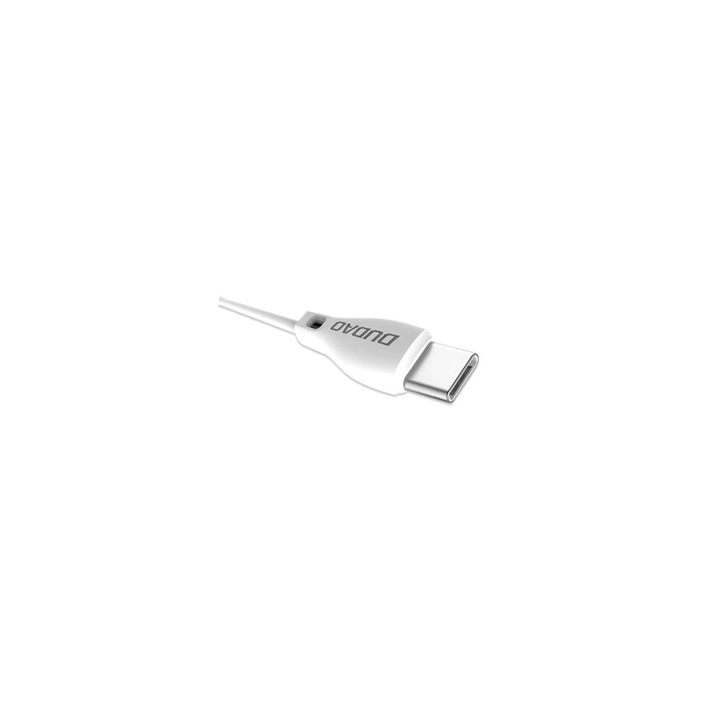 Hurtownia GSM - Kabel Dudao USB-C 2.1A 2m bílý (L4T 2m white) - DDA21 - {ean13} - Hurt