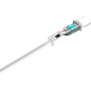 Hurtownia GSM - Kabel Dudao USB-C 2.1A 2m bílý (L4T 2m white) - DDA21 - {ean13} - Hurt
