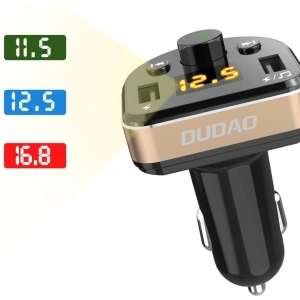 Hurtownia GSM - Transmiter FM Dudao Bluetooth MP3 3.1A 2xUSB černý (R2Pro) - DDA22 - {ean13} - Hurt