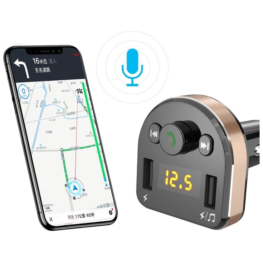Hurtownia GSM - FM-Transmitter Dudao Bluetooth MP3 3.1A 2xUSB schwarz (R2Pro) - DDA22 - {ean13} - Hurt