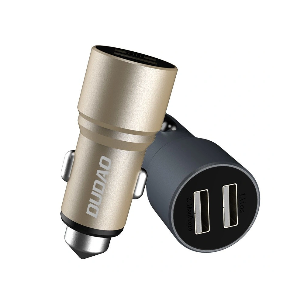 Wholesale Dudao car charger 2x USB 3.1A gray (R5 gray) - DDA23 - {ean13} - Hurt