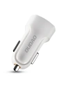 Hurtownia GSM - Auto nabíječka Dudao 2x USB 2.4A + USB kabel 3w1 Lightning/USB-C/microUSB bílá (R7) - DDA24 - {ean13} - Hurt
