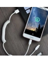 Hurtownia GSM - Auto nabíječka Dudao 2x USB 2.4A + USB kabel 3w1 Lightning/USB-C/microUSB bílá (R7) - DDA24 - {ean13} - Hurt
