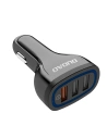 Wholesale Dudao Car Charger Quick Charge Quick Charge 3.0 QC3.0 2.4A 18W 3x USB Black (R7S black) - DDA25 - {ean13} - Hurt