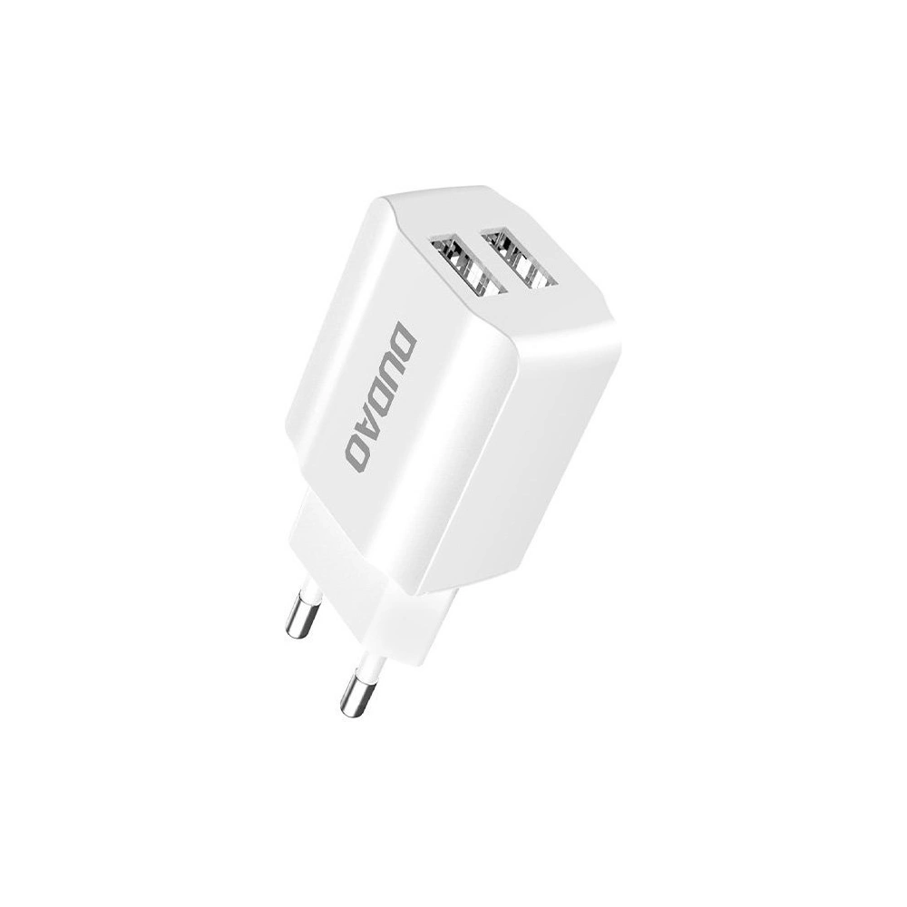 Hurtownia GSM - Hálózati töltő Dudao 2x USB 5V/2.4A fehér (A2EU white) - DDA27 - {ean13} - Hurt