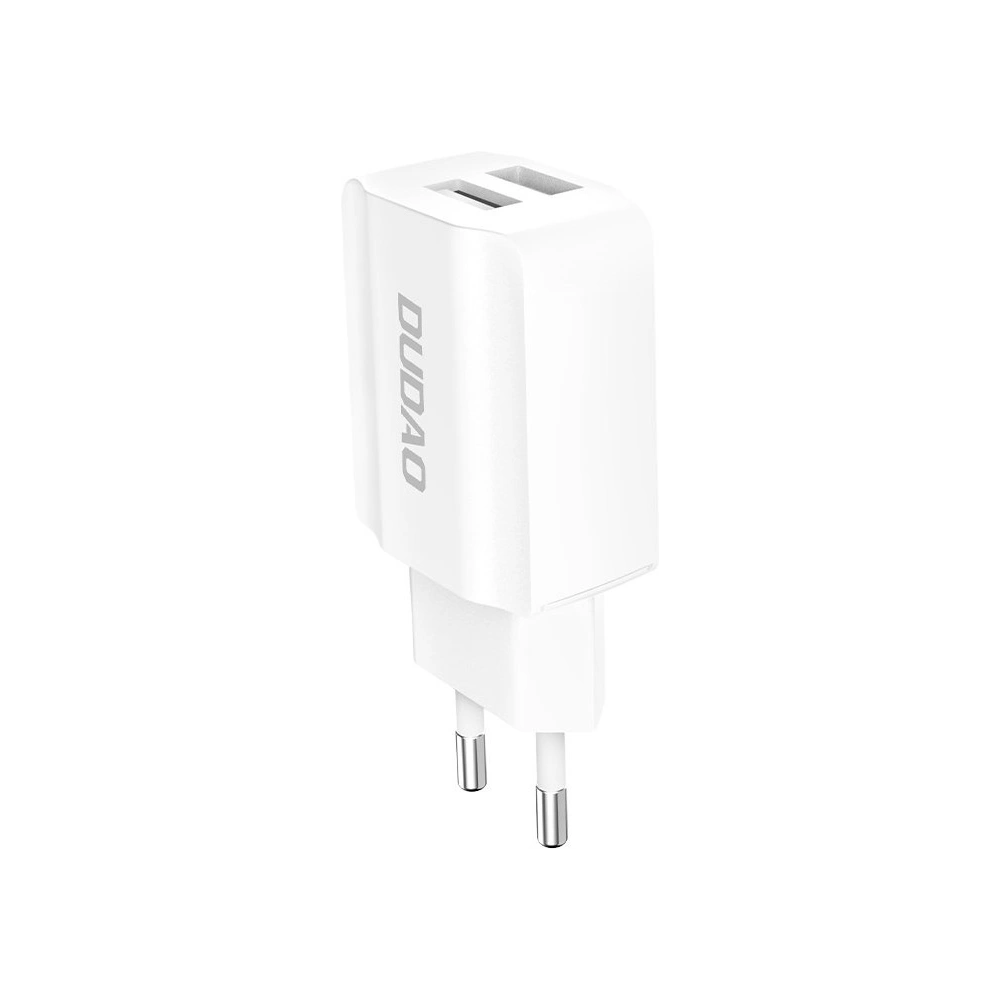 Hurtownia GSM - Hálózati töltő Dudao 2x USB 5V/2.4A fehér (A2EU white) - DDA27 - {ean13} - Hurt
